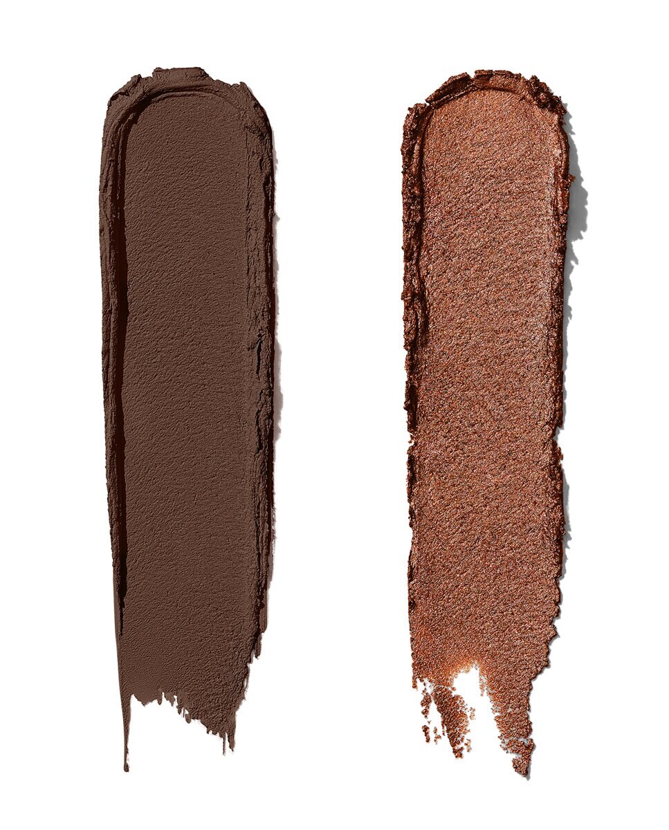 Dual-Ended Long-Wear Cream Shadow Stick Milk Chocolate / Midnight Brown-2