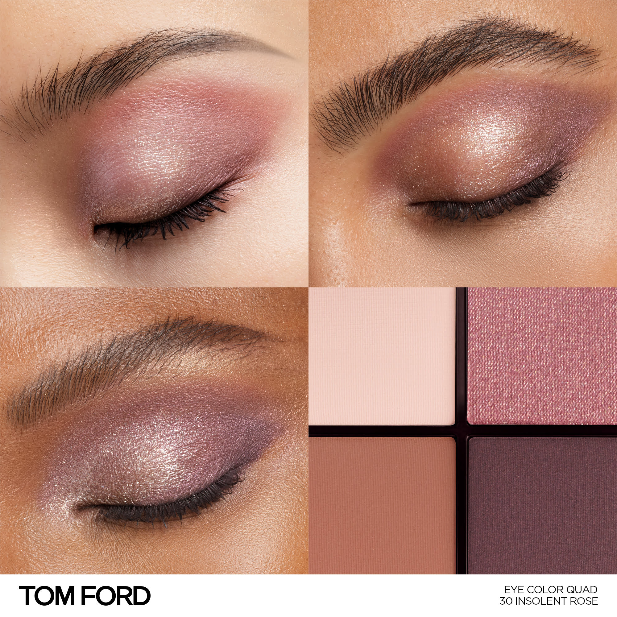 Sombra Runway Eye Color Quad Poudre INSOLENT ROSE-2