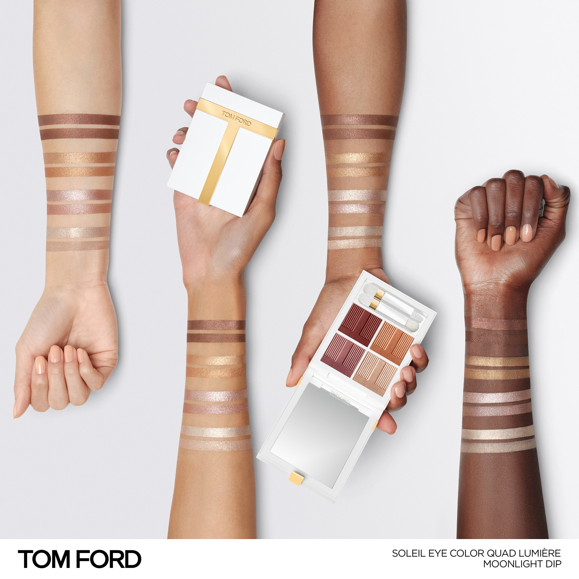 Sombras Soleil Eye Color Quad Lumiére Nude Dip 2.0-3