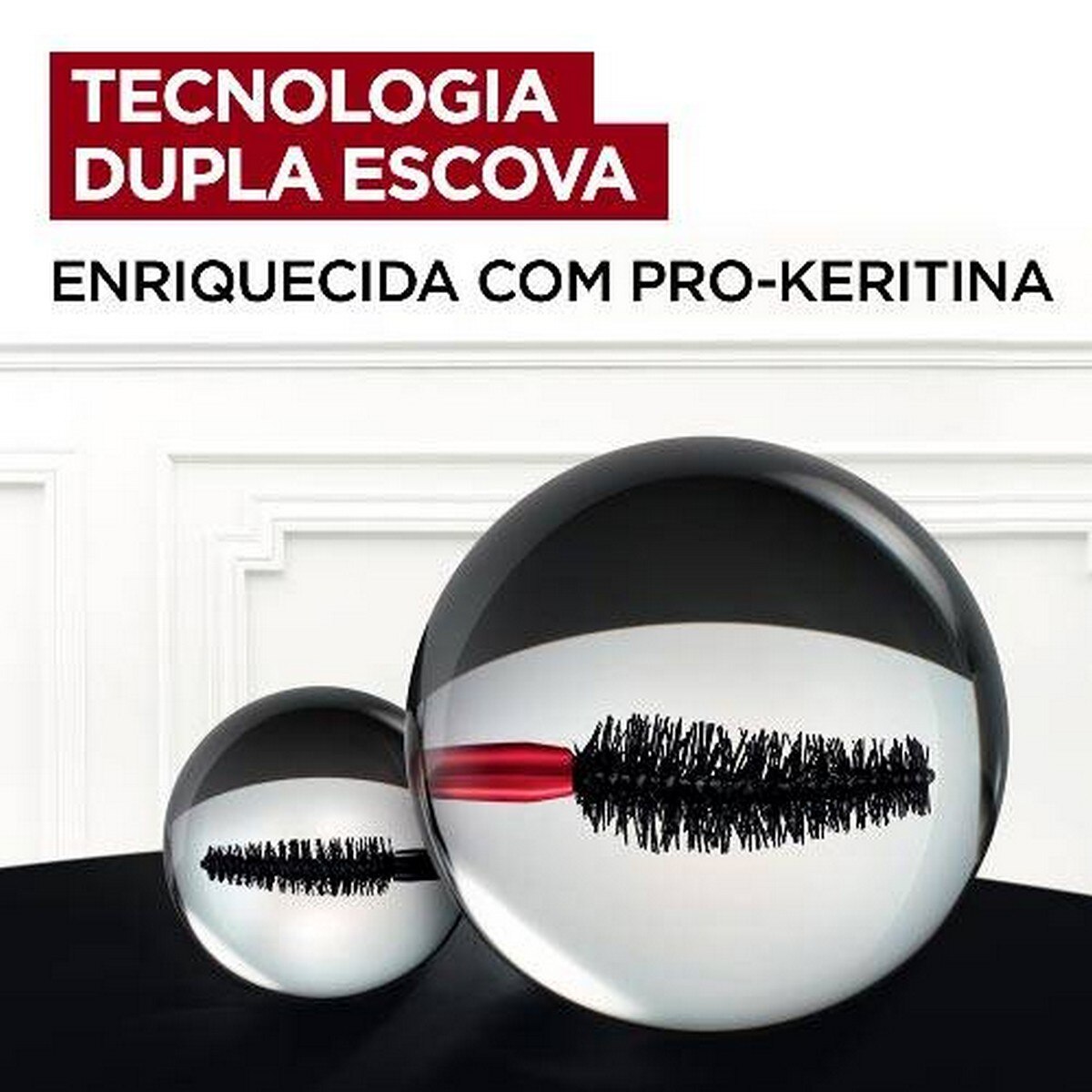 Máscara de Pestanas Eyelash Curling - Efeito Lifting com Pincel Duplo - 12 ml 7