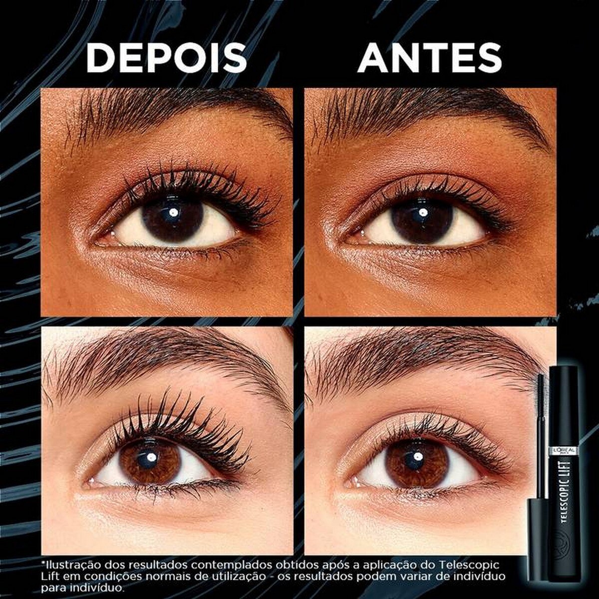 Máscara de Pestanas Telescopic Lift - 10 ml Preto-4