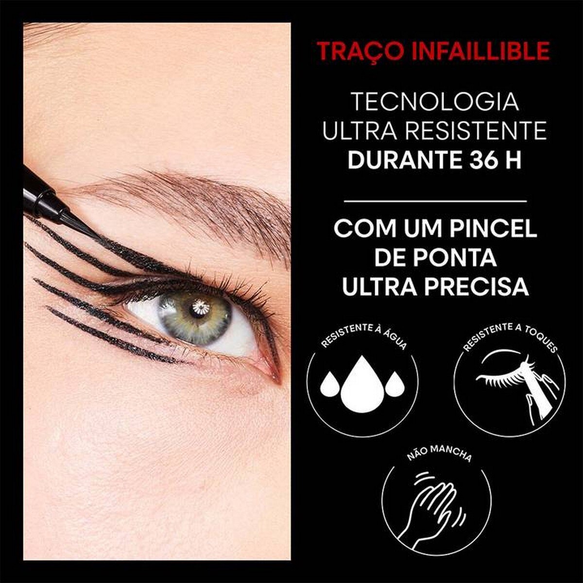 Eyeliner Infaillible Micro-Fine Liner - 0,4 g 01 Obsidian-3