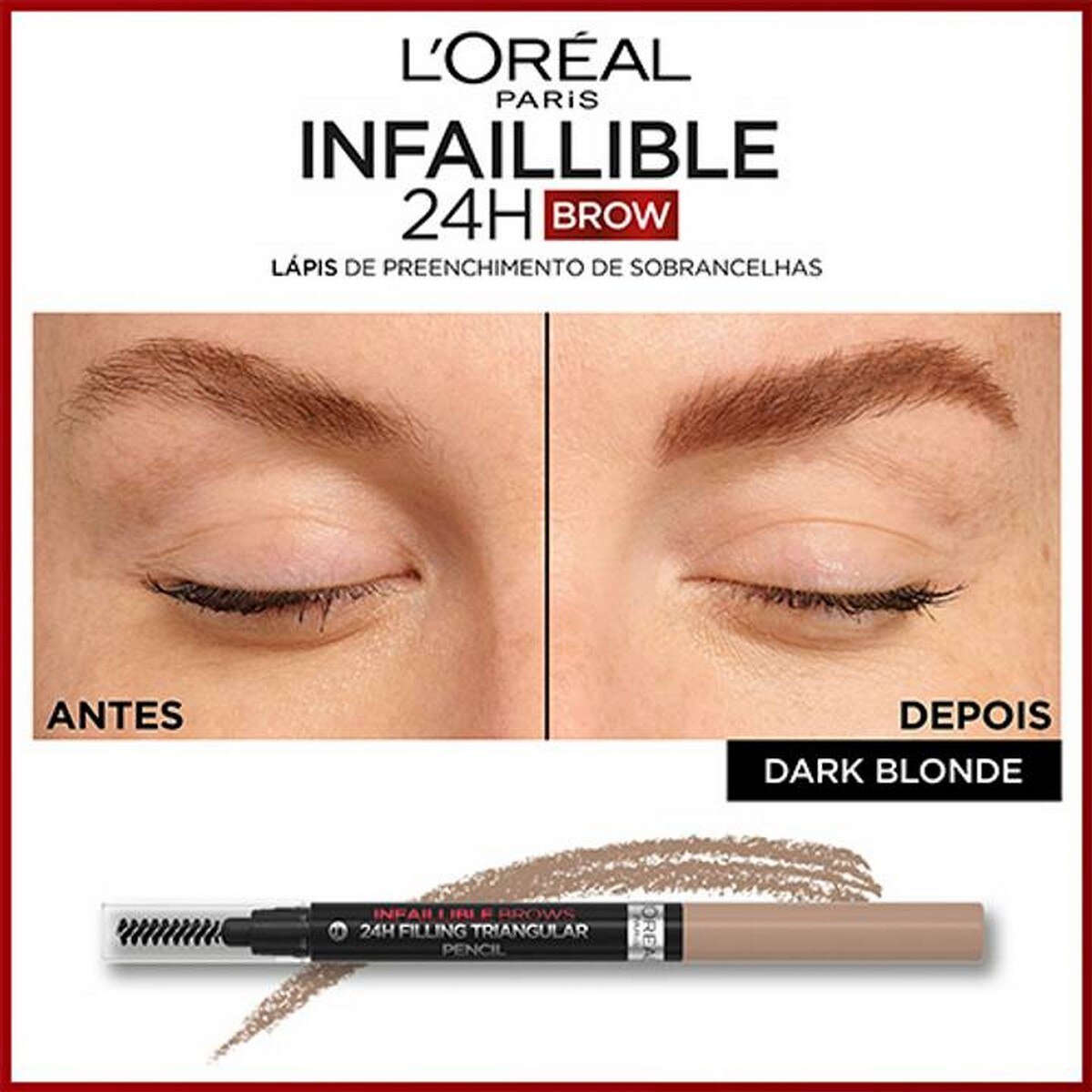 Lápis de Sobrancelha Preenchedor Infaillible Brows 24H 6.0 Dark Blonde-2
