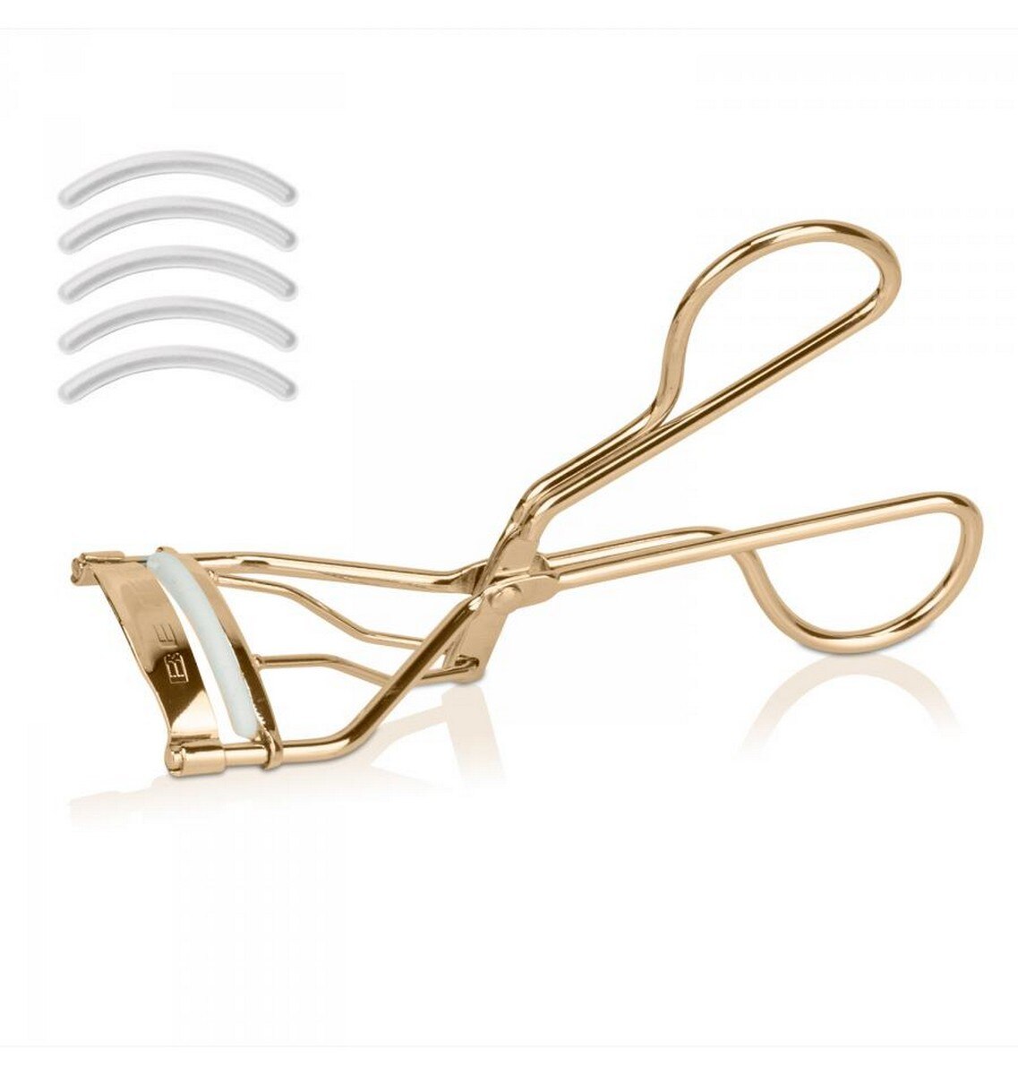 Revirador de Pestanas Dourado, com Substituição de Silicone 3