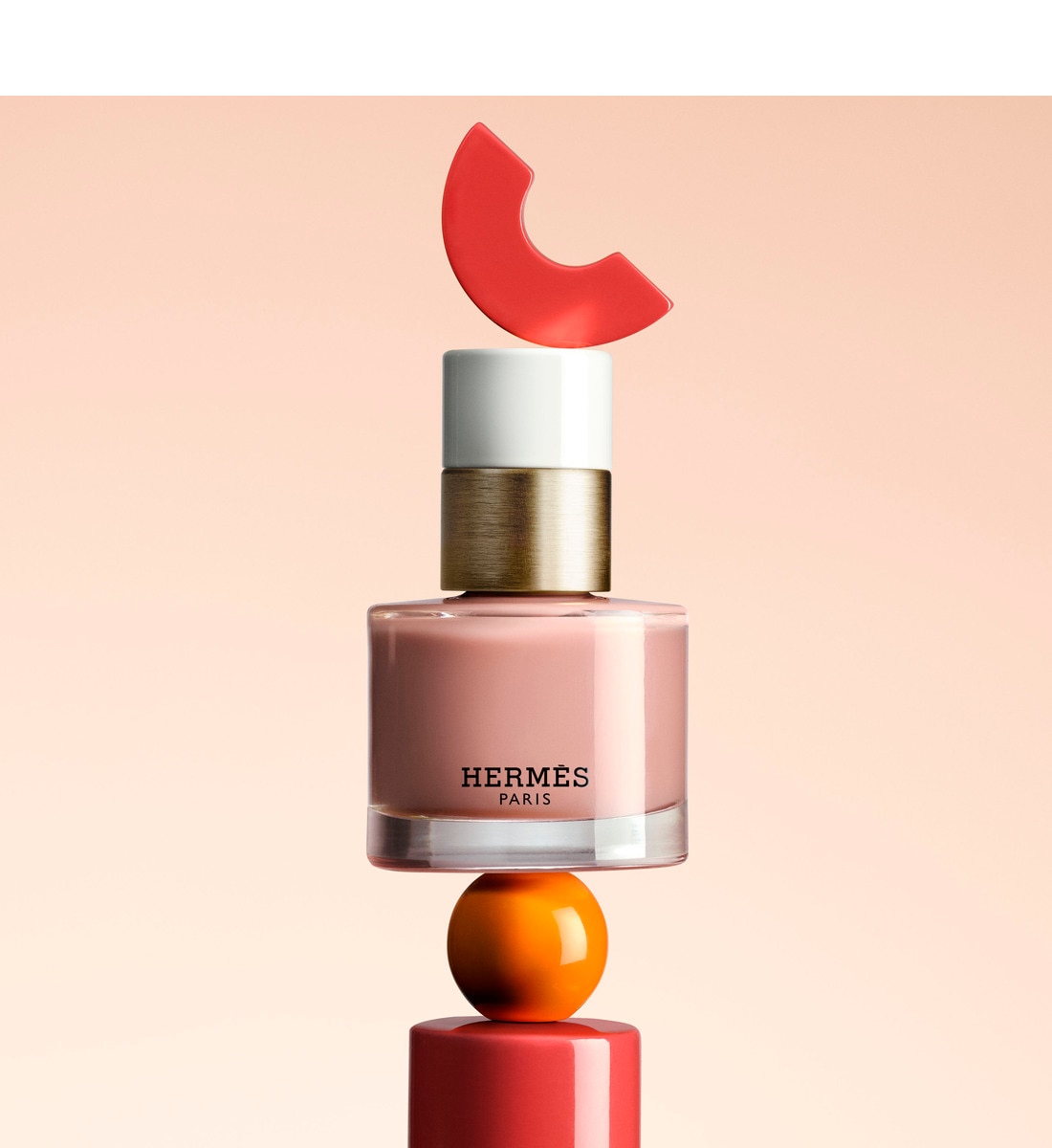 Verniz para Unhas Les Mains Hermès - 15 ml 06 - Rose Baltique-10