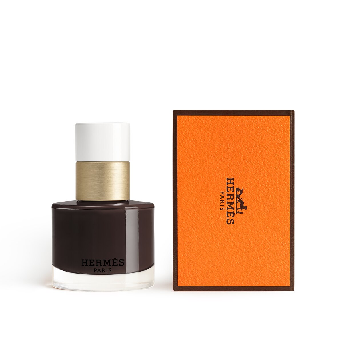 Verniz para Unhas Les Mains Hermès - 15 ml 95 - Brun Bistre-2