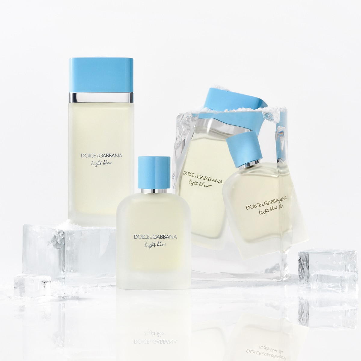 Coffret Light Blue Pour Homme Eau de Toilette Trio Gift Set 4