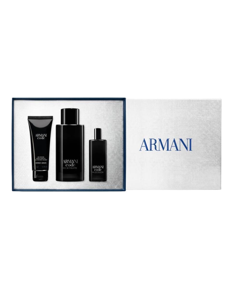 Coffret 2026 Armani Code Eau de Toilette 125 ml + EDT 15 ml + Gel de Banho 75 ml 3