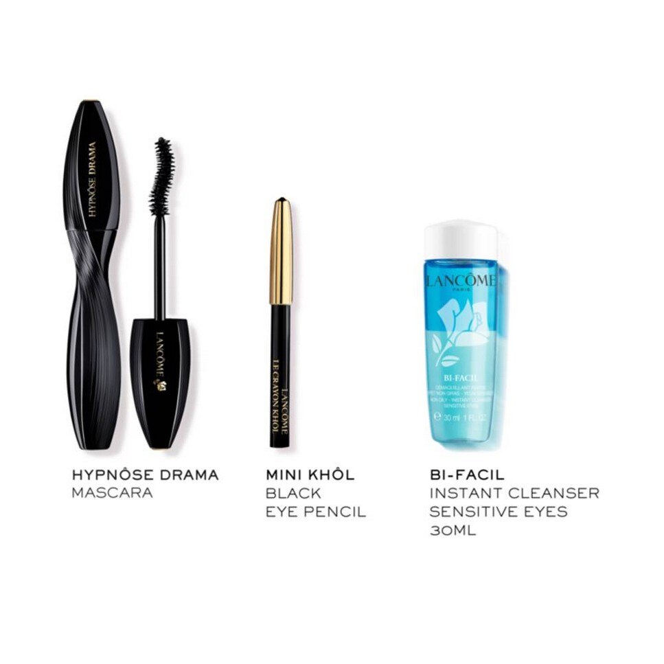 Coffret Hypnôse Máscara com Le Crayon Khol e Desmaquilhante Bi-Facil 01 Excessive Black-2