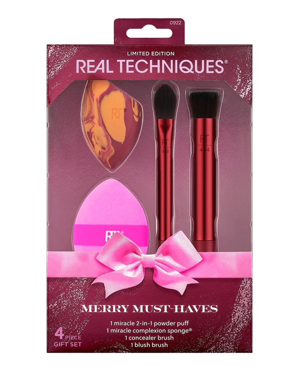 Imagem 0 de Conjunto de Maquilhagem Real Techniques Merry Must-Haves - Edição Limitada