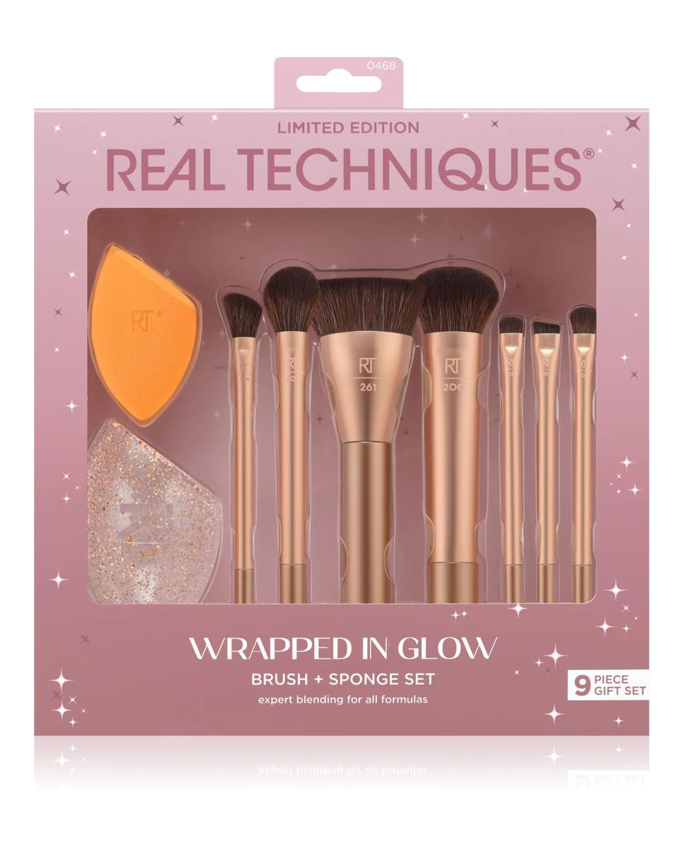 Imagem 0 de Conjunto de Pincéis e Esponja Real Techniques Dash Of Glow - Edição Limitada