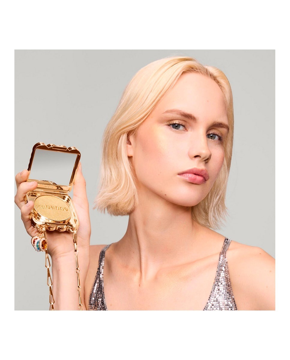 Charm Gold Celestial Blue para 1969 Makeup Clutch 3