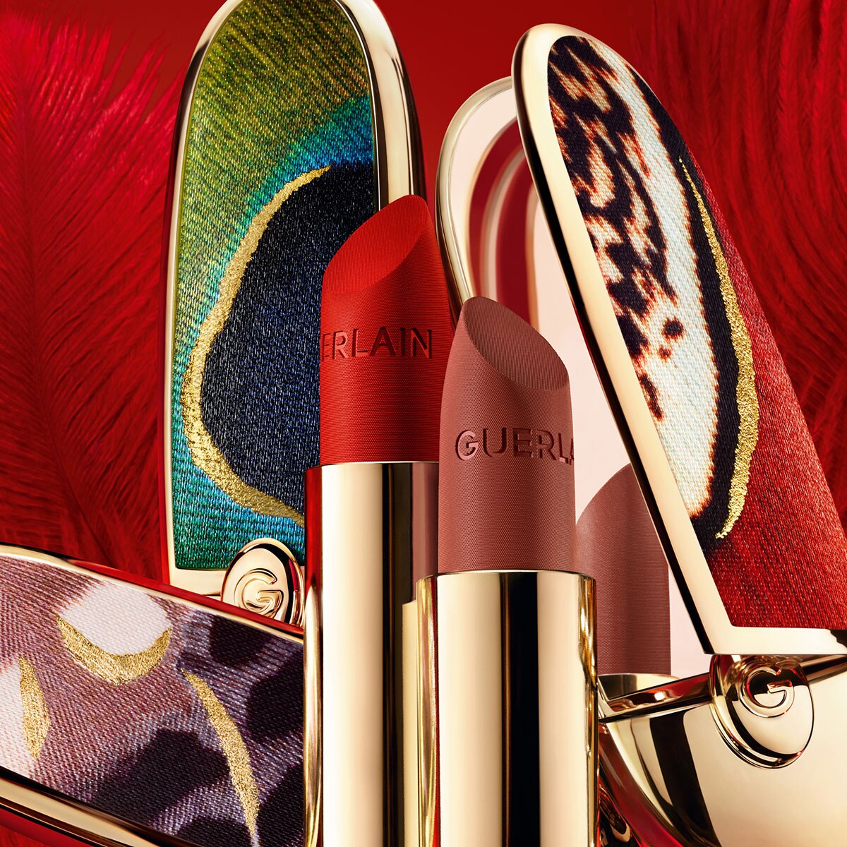 Estojo Para Batom Rouge G Majestic Feather Phoenix-6