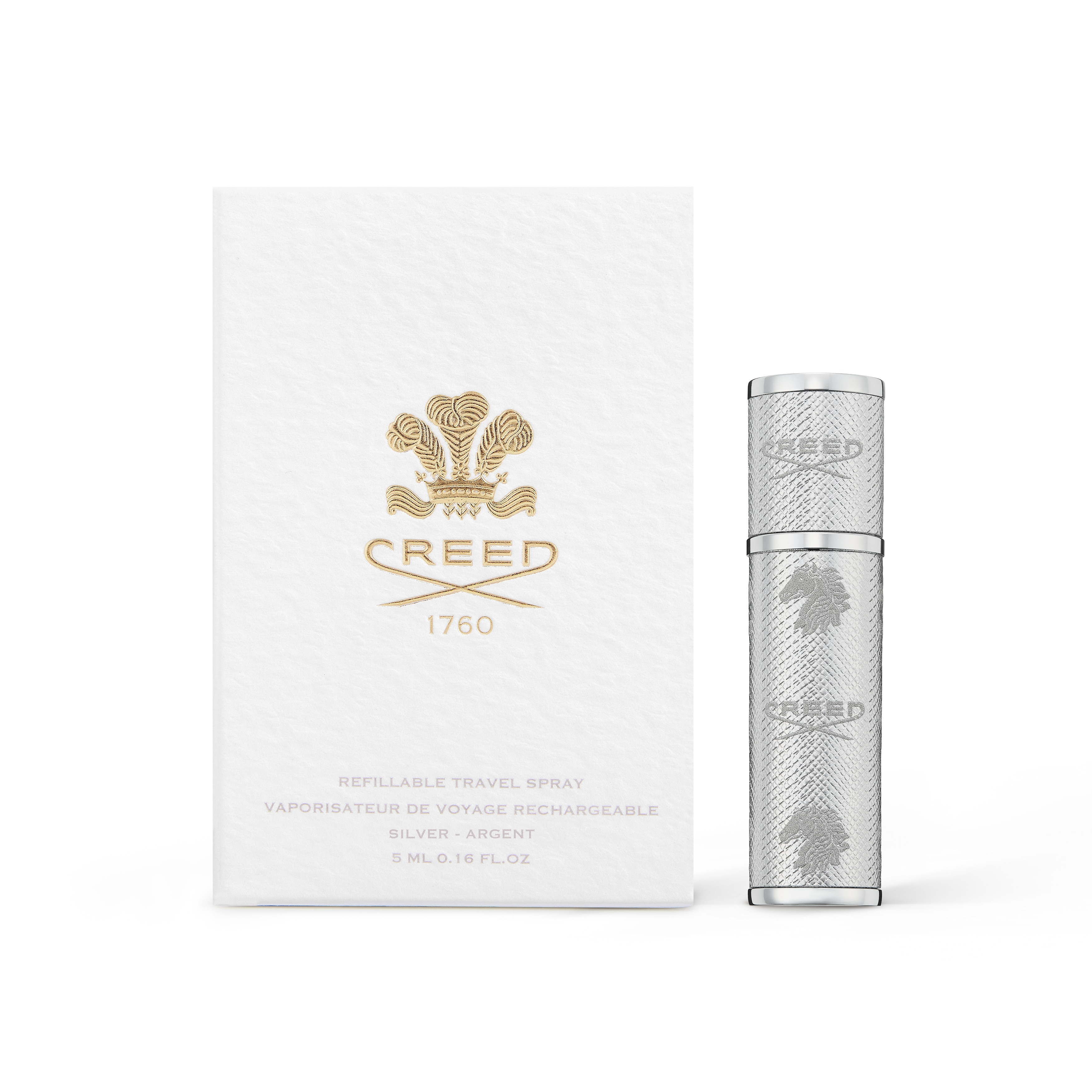 Refillable Travel Atomiser Silver 2