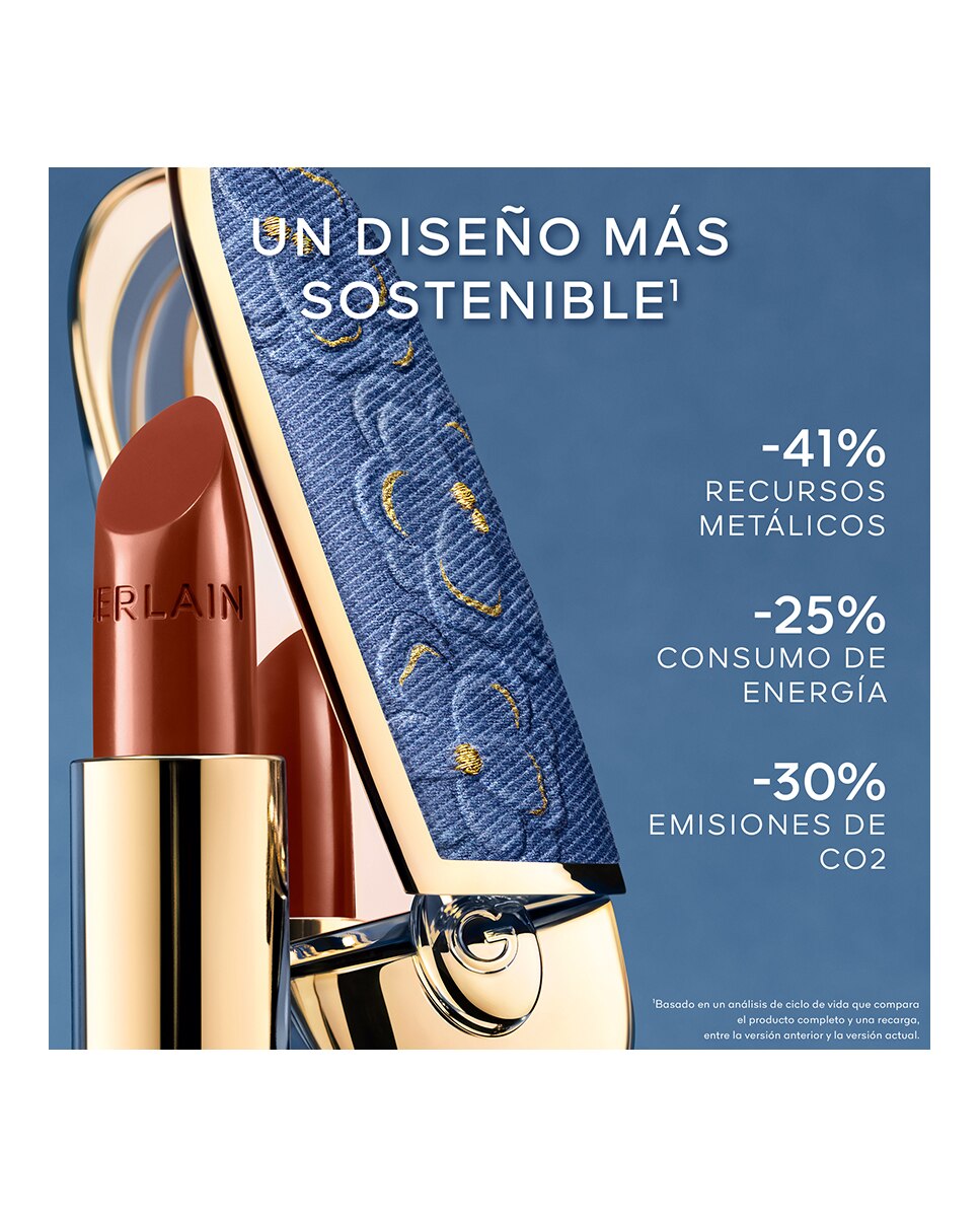 Caixa de Batom com Espelho Duplo Rouge G Blooming Denim FLORA-9