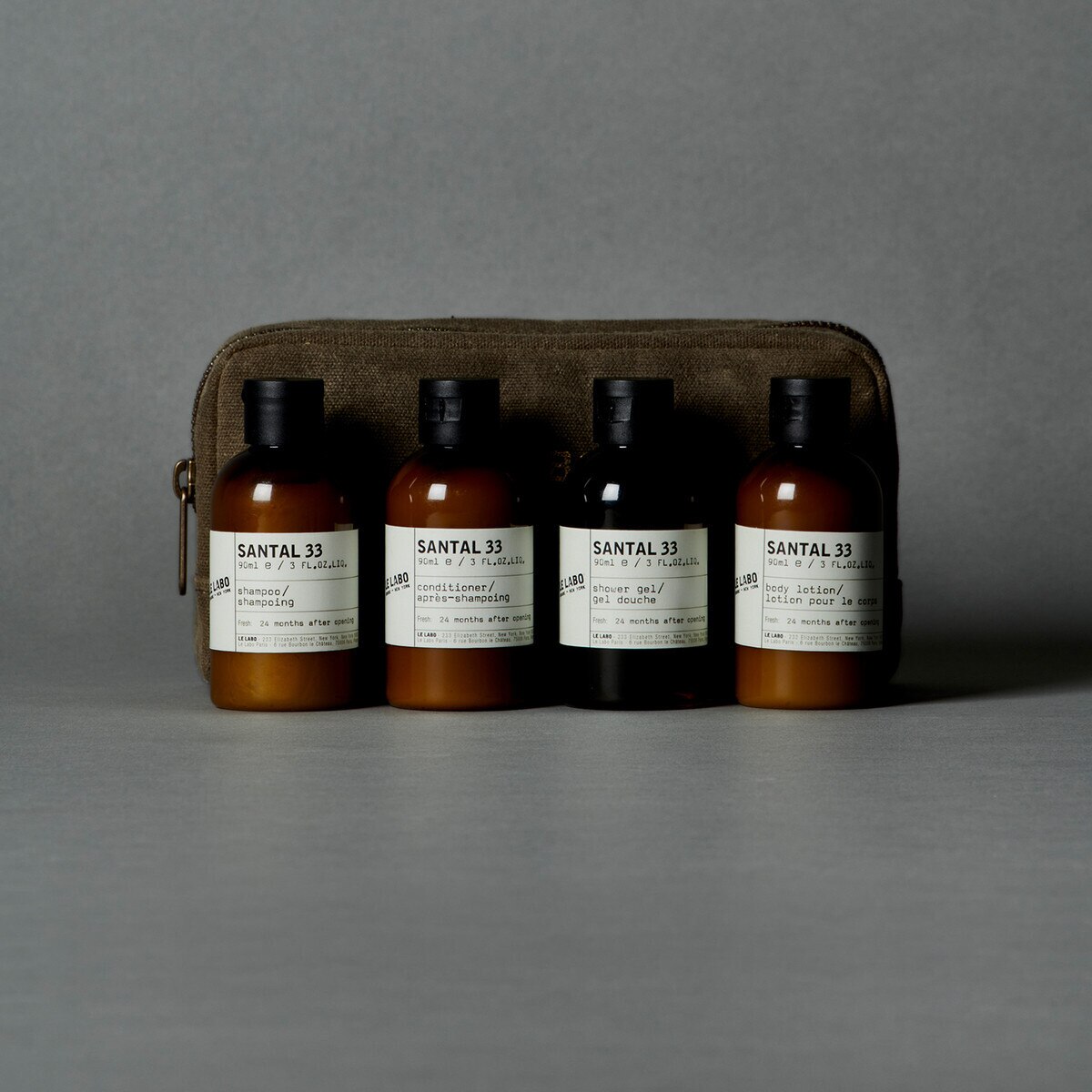 Coffret de Viagem para Corpo e Cabelo SANTAL 33 - 4x90 ml 2