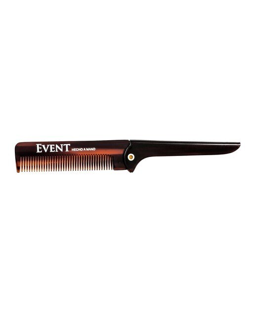 Pente de Barba e Bigote com Caixa Dobrável 9 cm - 1un 1