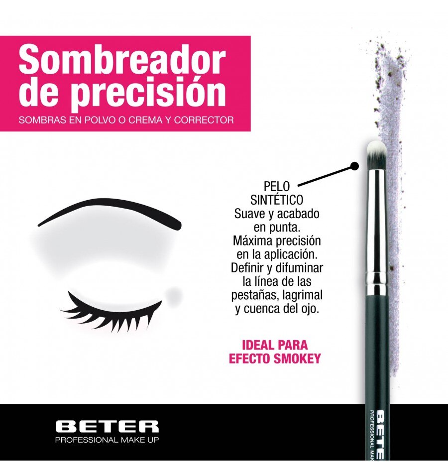Pincel de Precisão Sombras - 1 un. 2