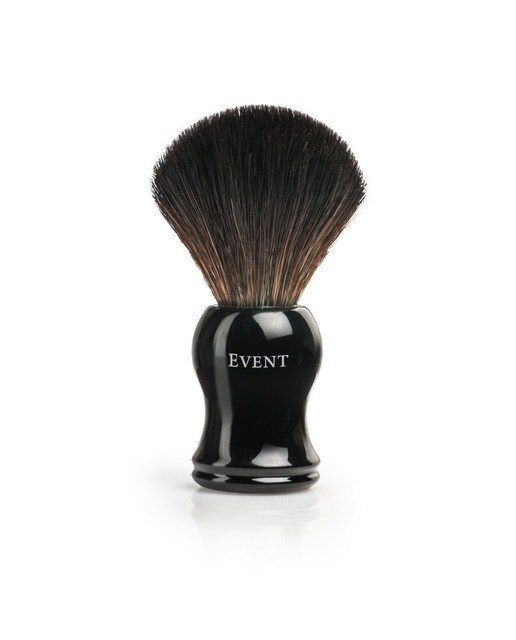 Imagem 0 de Pincel de Barbear Microfibra Preto 21mm Diâmetro - 1 un.