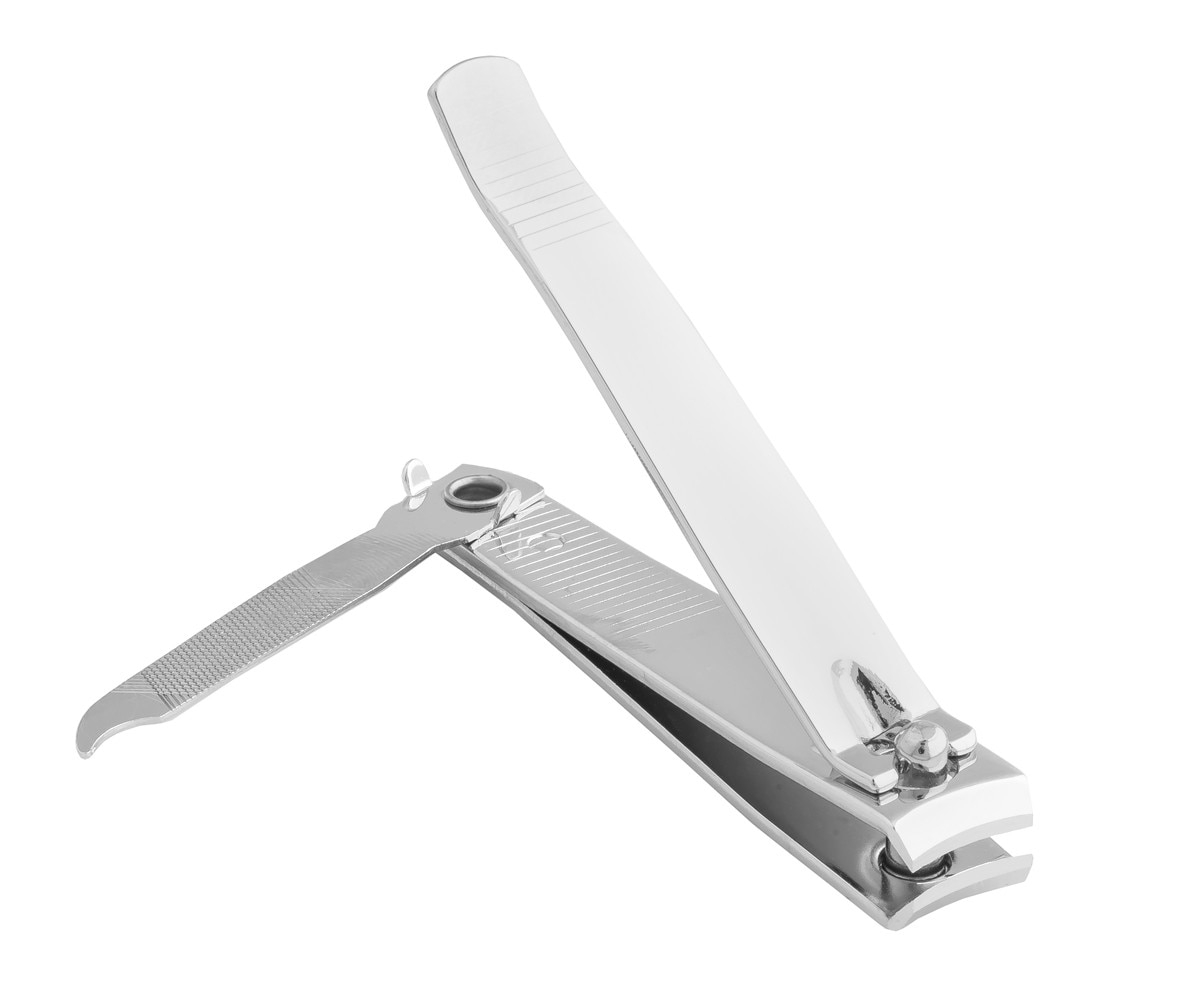 Corta-Unhas de Pedicure com Lima Cromado 8 cm - 1un 3