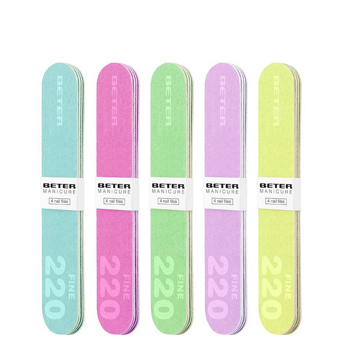 4 Limas Fibra de Vidro 180/220 - Cores Sortidas 1