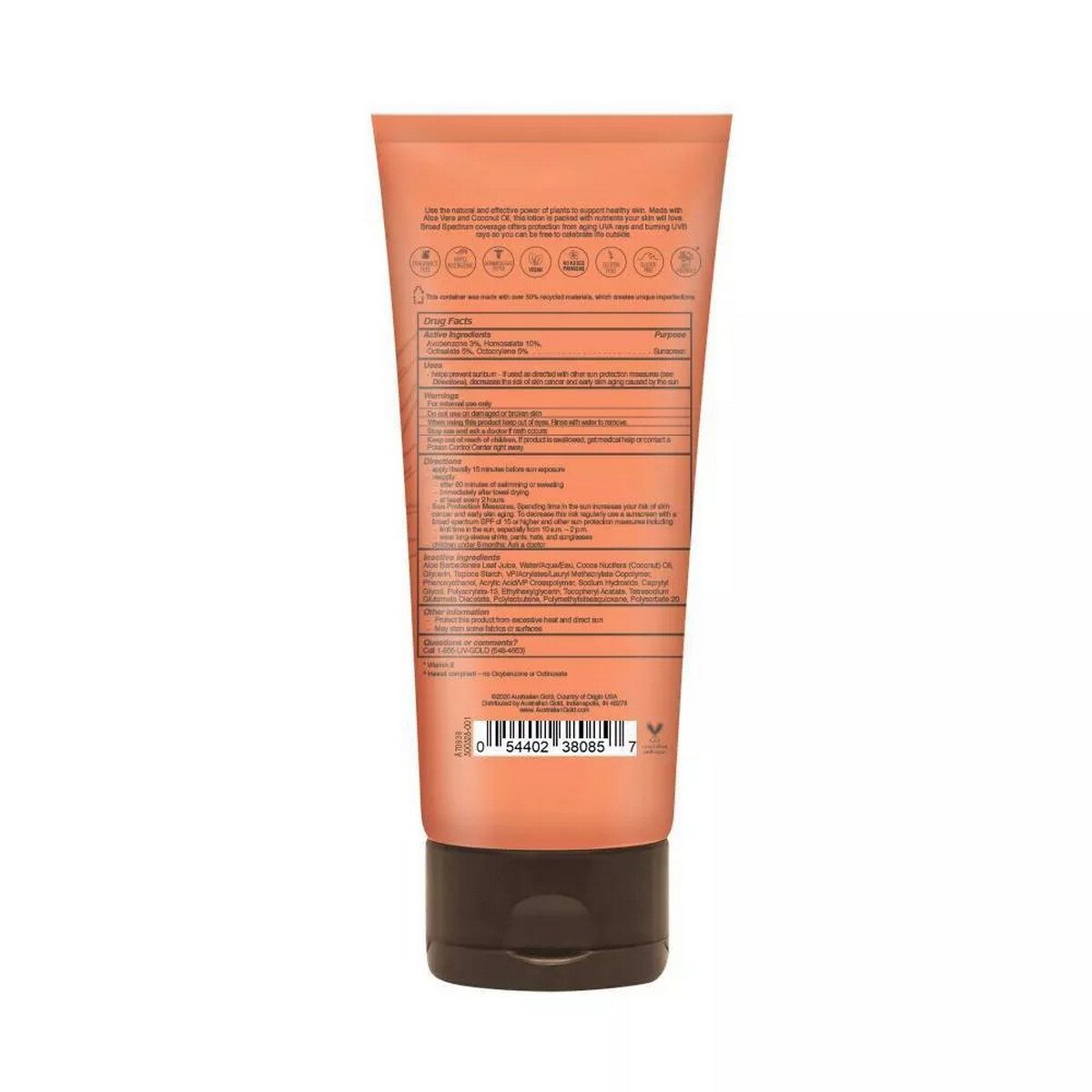 Protetor Solar Facial à Base de Plantas SPF 50 - 88 ml 2