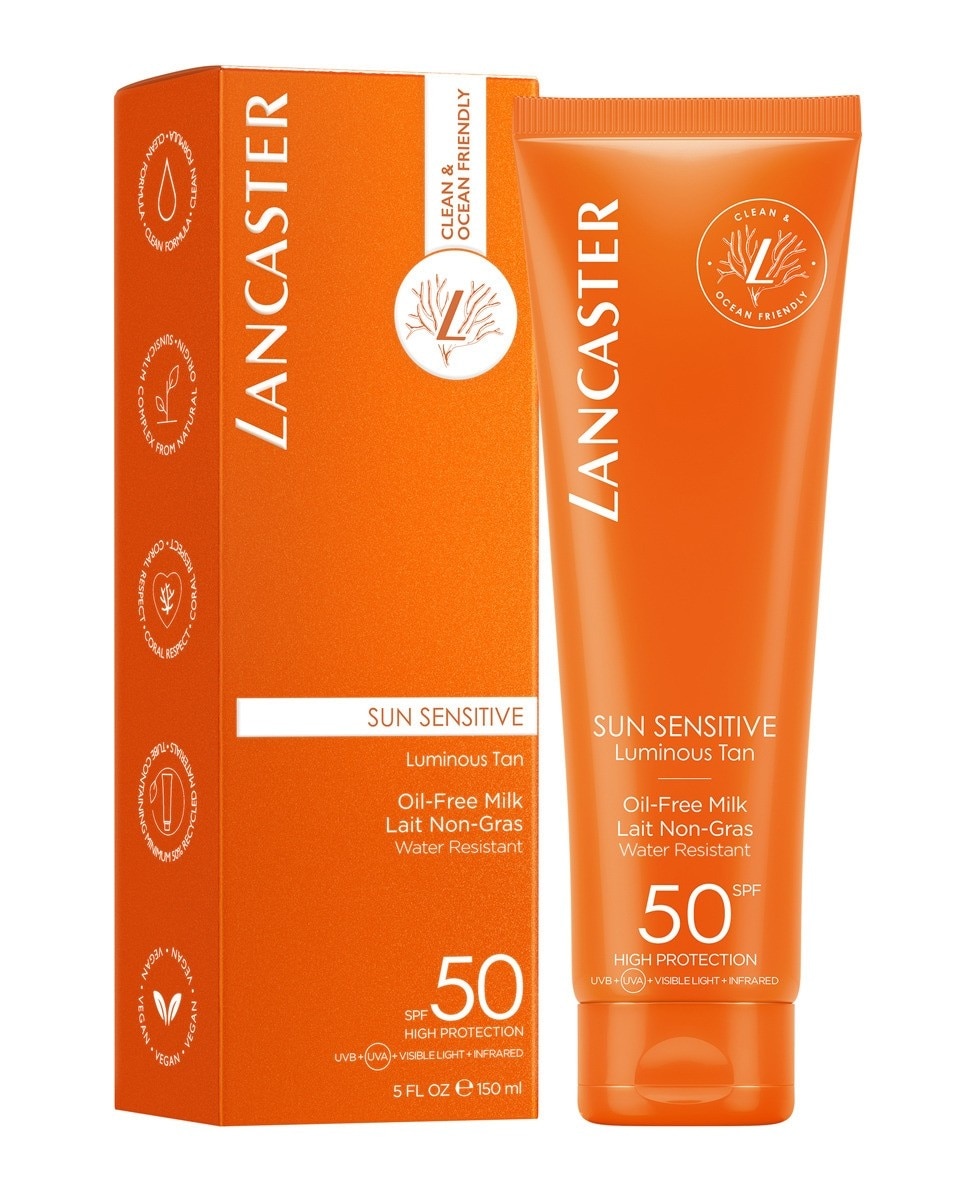 Protetor Solar Sun Sensitive Luminous Tan Oil-Free Milk SPF50 - 150 ml 2
