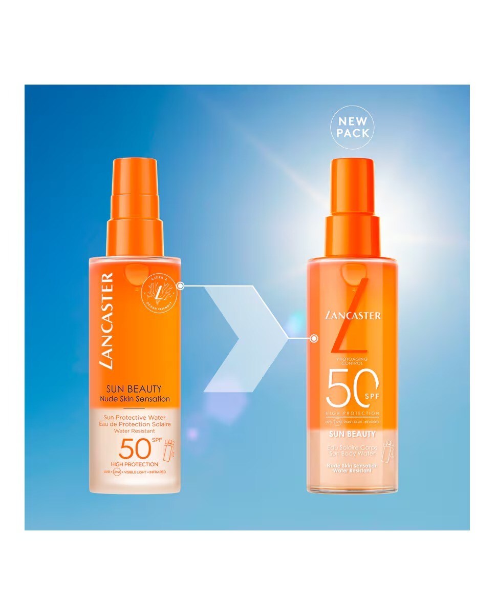 Protetor Solar Sun Body Water FPS 50 150 ml Lancaster 4