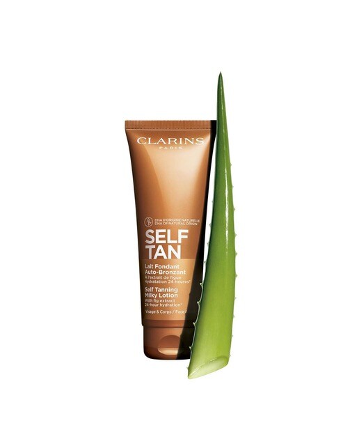 Leite Autobronzeador rosto e corpo Lait Fondant Auto-Bronzant 125 ml Clarins 1