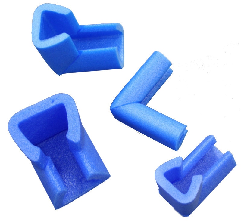 Imagem 0 de Conjunto de 4 Protetores de Canto em Polietileno - Azul