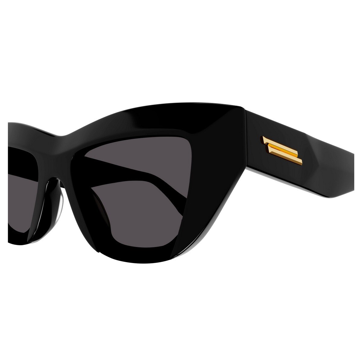 Óculos de sol geométricos castanhos com lentes castanhas sólidas 3