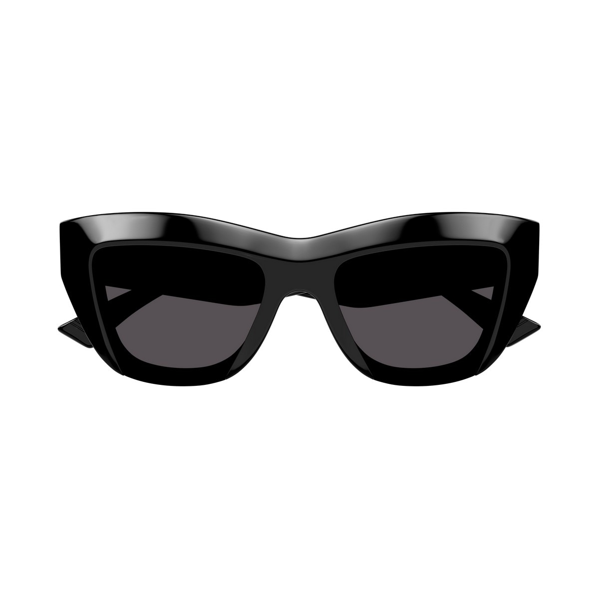 Óculos de sol geométricos verdes com lentes sólidas 2