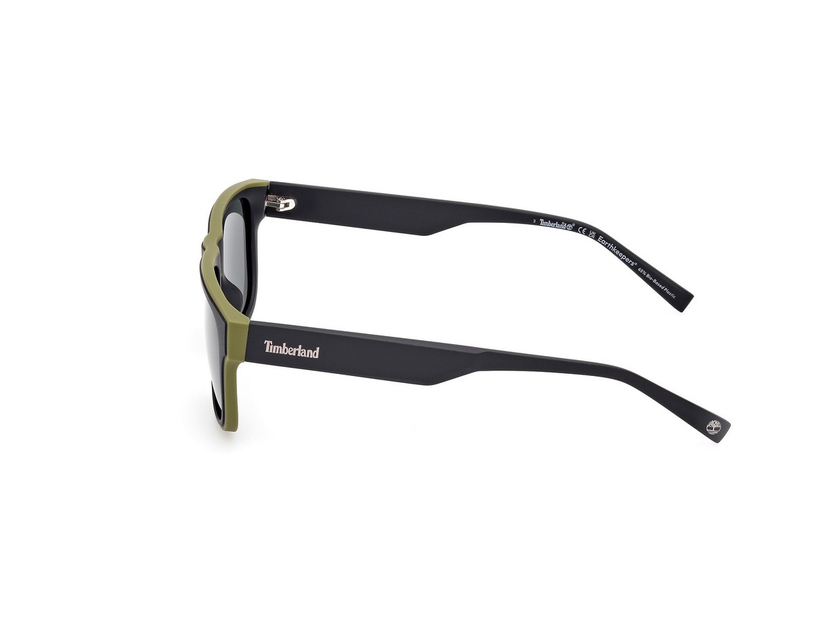 Óculos de Sol Retangular em Injetado - Preto mate 2