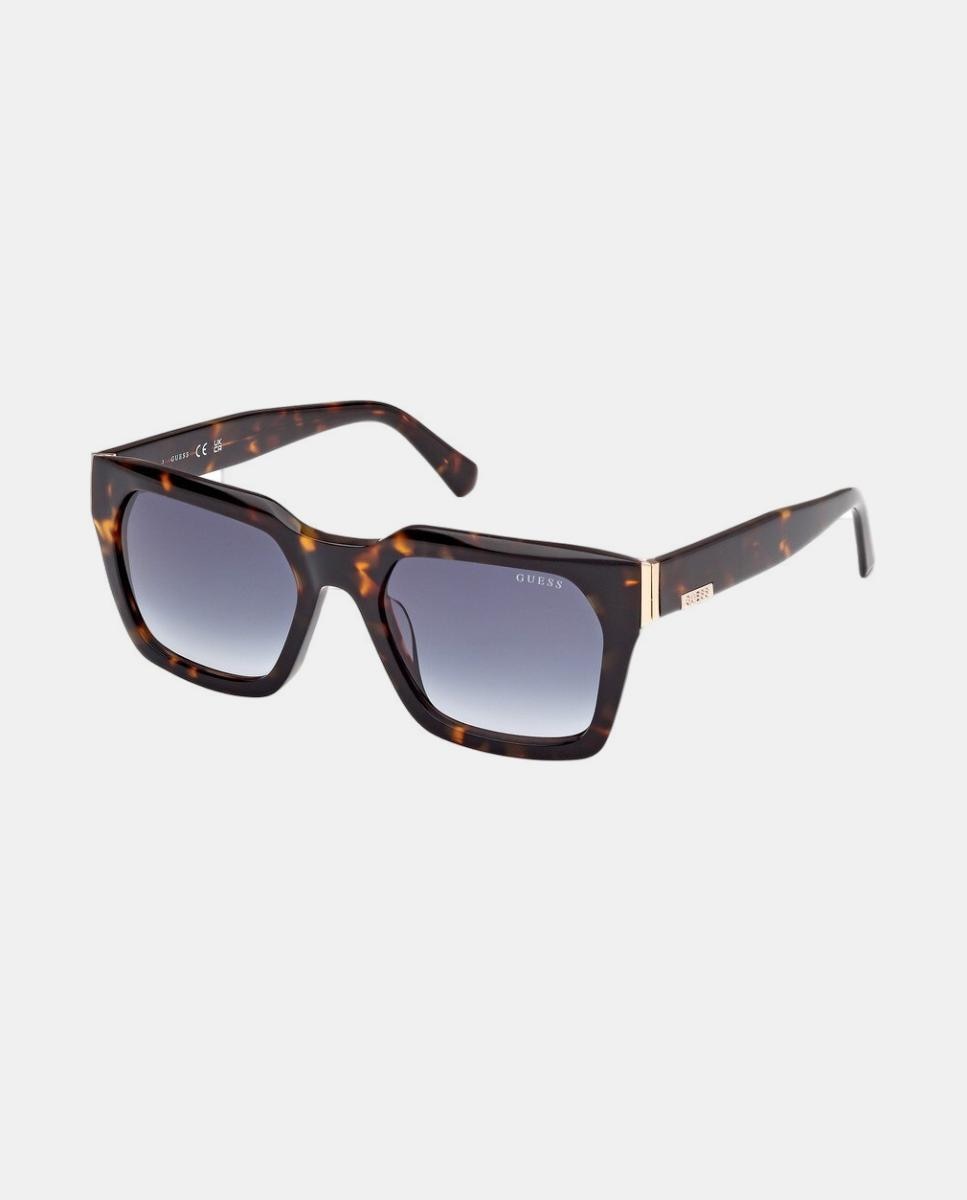 Óculos de Sol Quadrado Acetato-Havana 1
