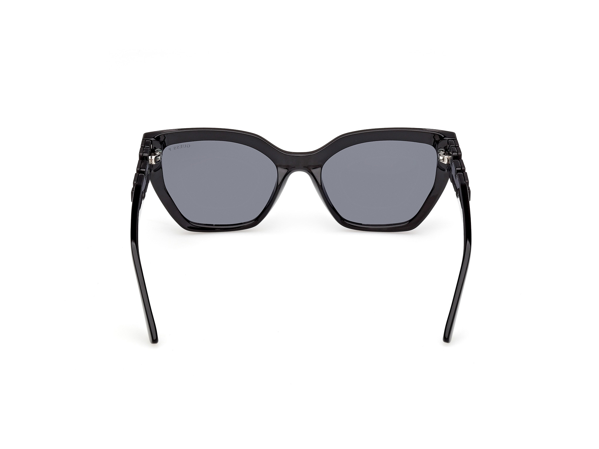 Óculos de Sol Olho de Gato Preto Brilhante com Lentes Polarizadas 4