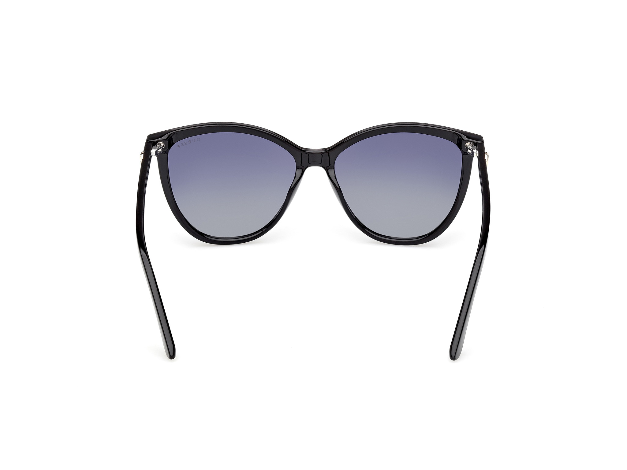 Óculos de Sol Olho de Gato Preto Brilhante com Lentes Polarizadas 4