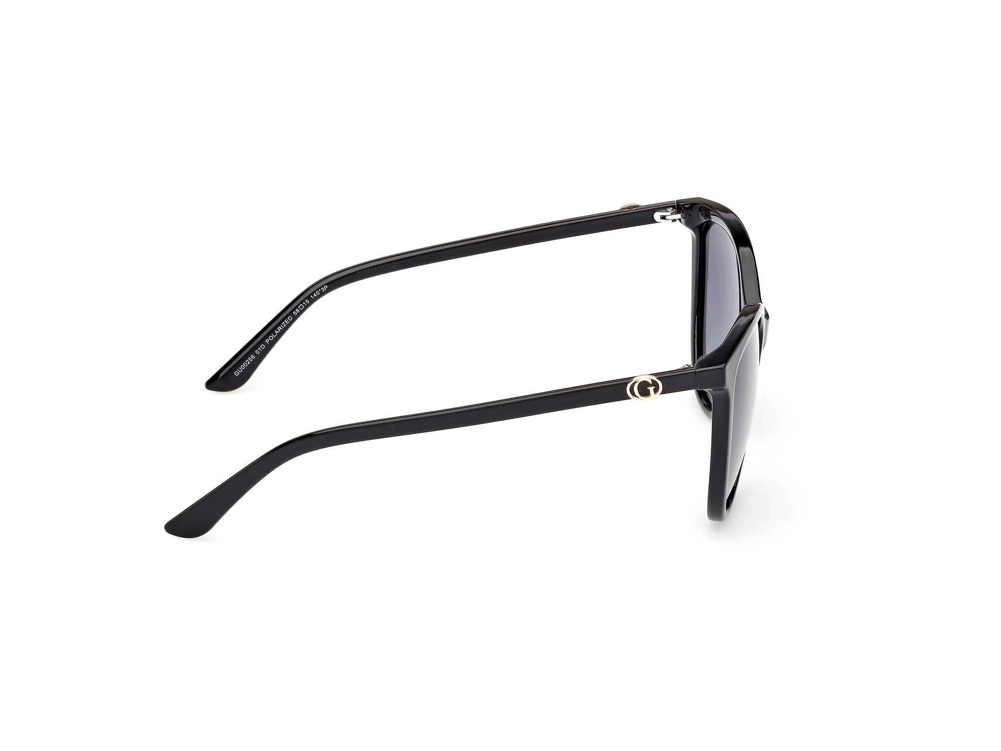 Óculos de Sol Olho de Gato Preto Brilhante com Lentes Polarizadas 6