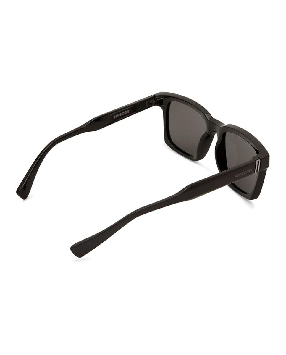 Óculos de sol unisexo com armação em Black Gloss com lentes Grey 3