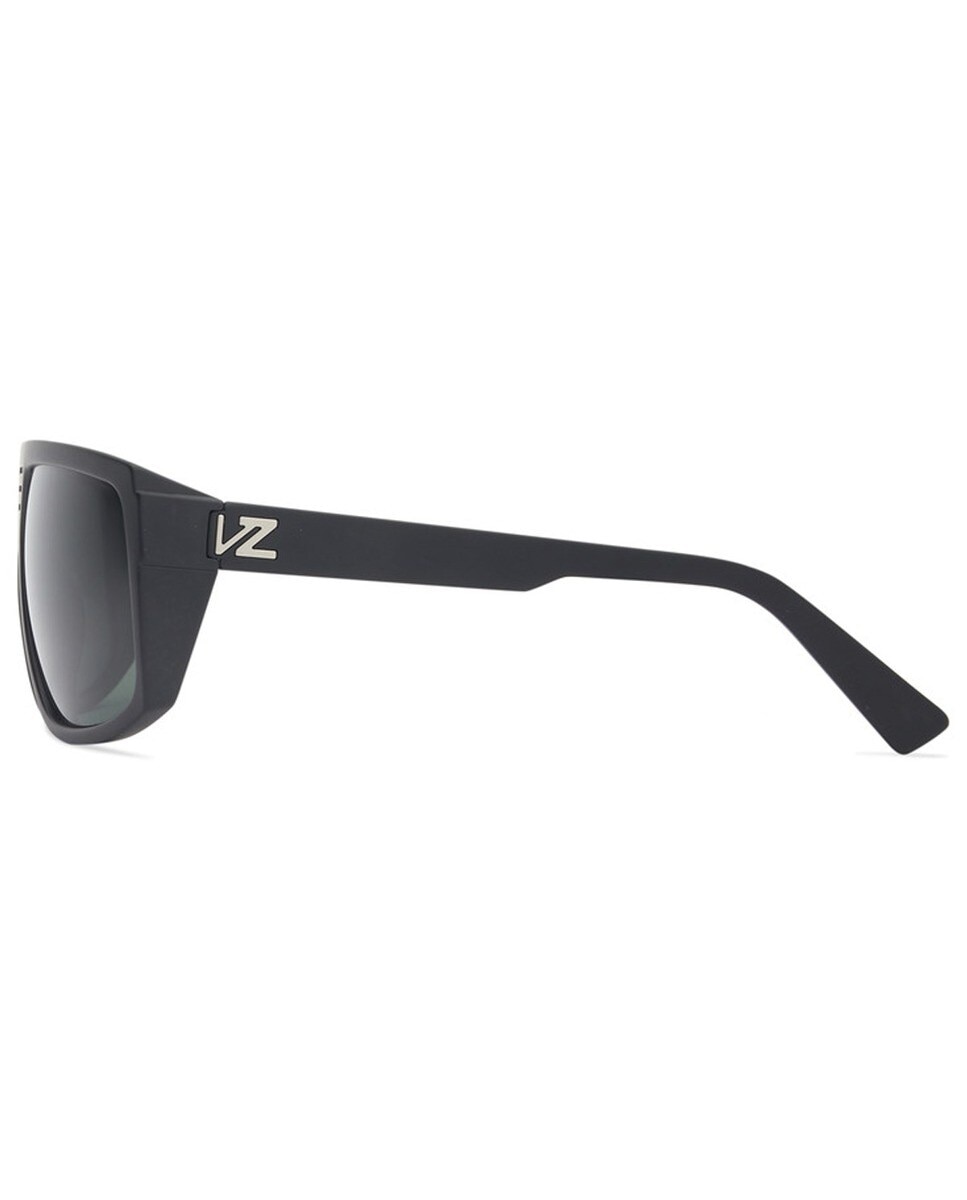 Óculos de sol unisexo com armação em Black Satin com lentes Grey 3