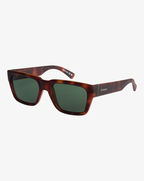 Imagem 0 de Óculos de Sol Unisexo com Armação em Castanho Tartaruga com Lentes Esverdeadas