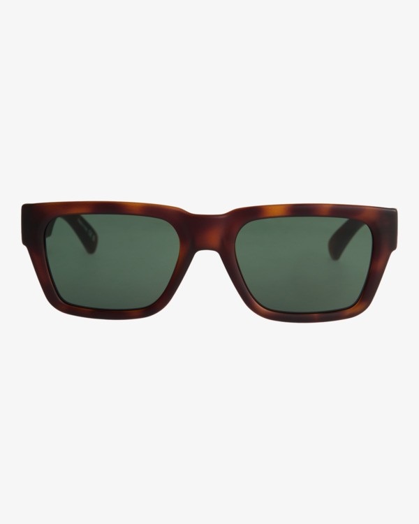 Óculos de Sol Unisexo com Armação em Castanho Tartaruga com Lentes Esverdeadas 2
