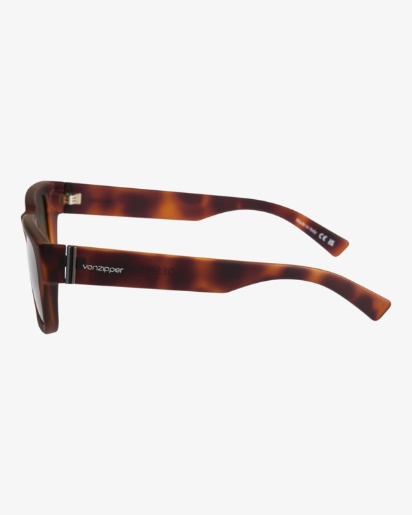 Óculos de Sol Unisexo com Armação em Castanho Tartaruga com Lentes Esverdeadas 3