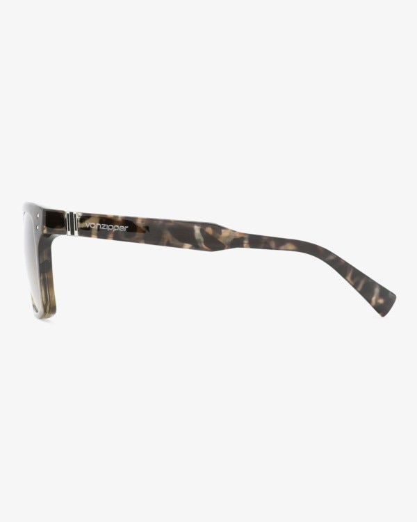 Óculos de Sol Unissexo com Armação em Verde Tartaruga com Lentes Gradiantes Esverdeadas 4