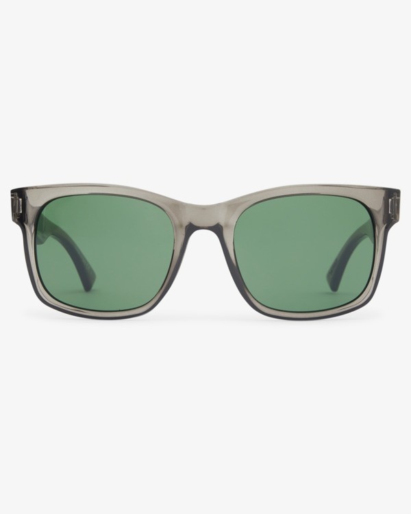 Óculos de Sol Unissexo com Armação em Cinza Vintage Transparente com Lentes Verde Vintage 2