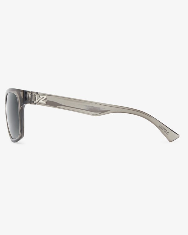 Óculos de Sol Unissexo com Armação em Cinza Vintage Transparente com Lentes Verde Vintage 4