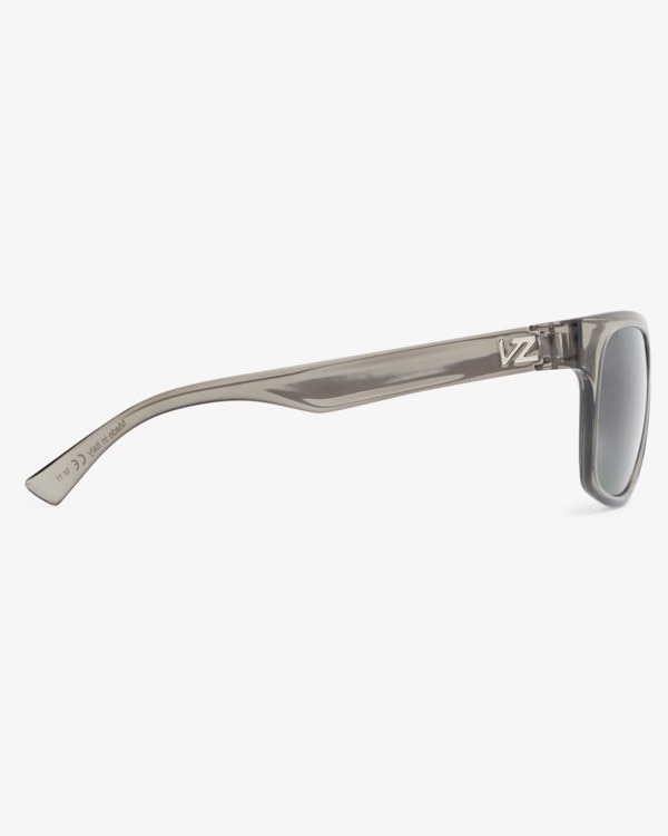 Óculos de Sol Unissexo com Armação em Cinza Vintage Transparente com Lentes Verde Vintage 5