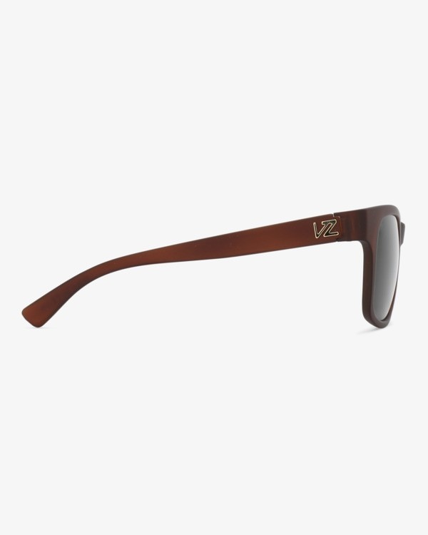 Óculos de Sol Unissexo com Armação em Castanho Baço com Lentes Cinza Vintage 5