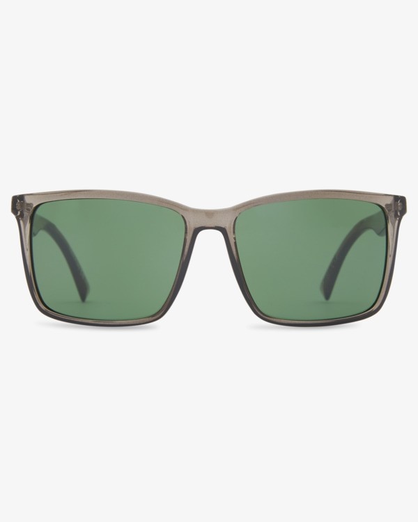 Óculos de Sol Unissexo com Armação em Cinza Vintage Transparente com Lentes Verde Vintage 2