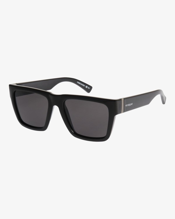 Imagem 0 de Óculos de Sol Unissexo com Armação em Preto Brilhante com Lentes Cinza