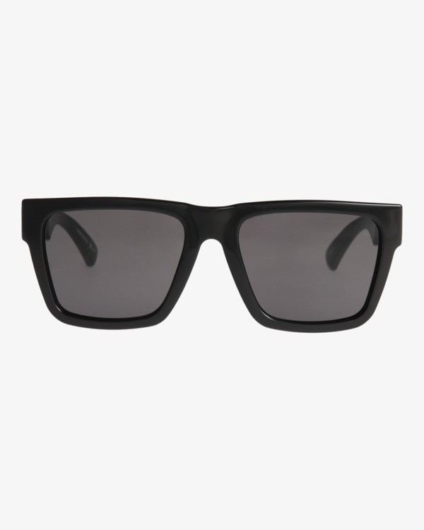 Óculos de Sol Unissexo com Armação em Preto Brilhante com Lentes Cinza 2